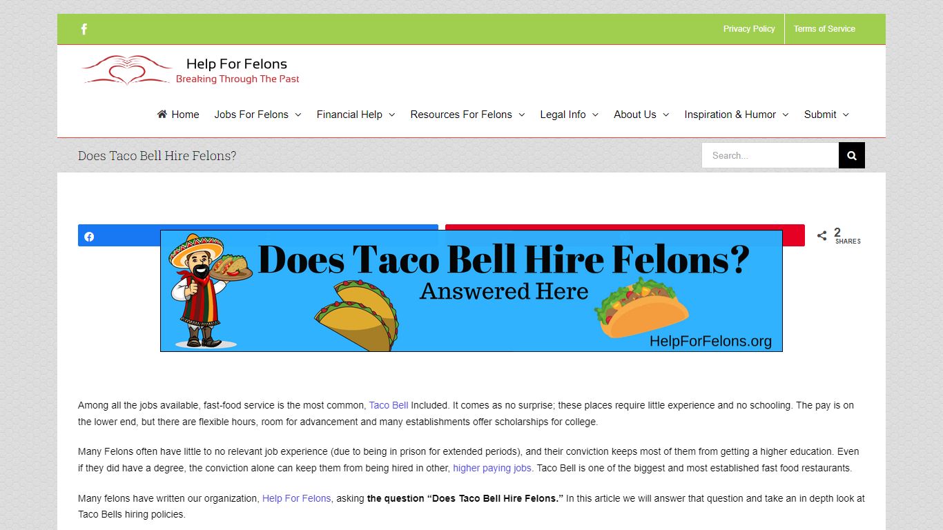 Does Taco Bell Hire Felons? | Updated Answer | Help For Felons